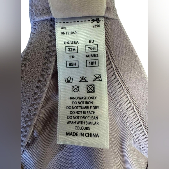 Panache NWT Ava Plunge Dusky Lilac Lace Bra Size 32H - Picture 6 of 7